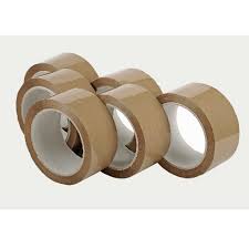 Packaging Buff Tape 48mm X 50 Metres 45microns 36 Per Box