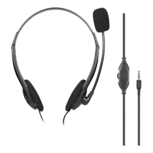 Volkano Chat 2 Stereo Headset With Microphone 3.5mm 1.8m Cable