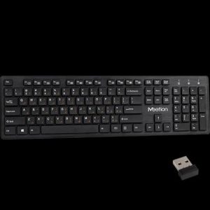 Meetion Wireless Ultra Thin Keyboard Chocolate Black