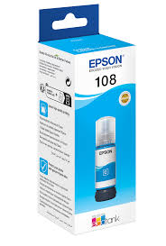 Epson 108 Ecotank Cyan Ink Bottle