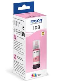 Epson 108 Ecotank Light Magenta Ink Bottle