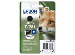 Epson T1281 Fox Durabite Ultra Single Black Ink
