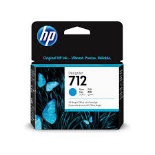 HP 712 29ml Original Cyan Designjet Ink Cartridge For T200 And T600