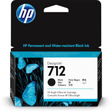 HP 712 38ml Original Black Designjet Ink Cartridge For T200 And T60