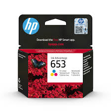 HP 653 Tri-colour Ink Advantage Cartridge
