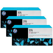 HP 771c 775ml 3-pack Original Light Magenta Designjet Ink Cartridge