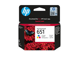 HP 651 Tri-colour Ink Cartridge