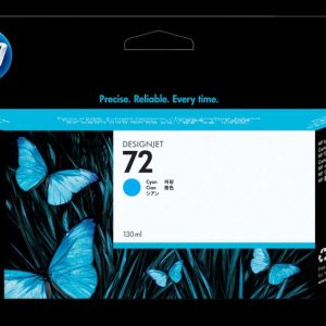 HP 72 130ml Original Cyan Ink Cartridge For Use In Selected HP Printers