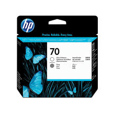 HP 70 Gloss Enhancer And Grey Printhead