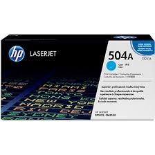 HP 504a Original Cyan Laserjet Toner Cartridge