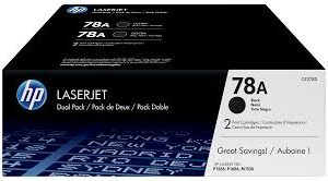 HP 78a Original Black Dual Pack Laserjet Toner Cartridge