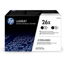 HP 26x Original Black Dual Pack Laserjet Toner Cartridge