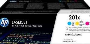 HP 201x Cmy Tri:pack Laserjet Toner Cartridge
