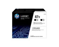 HP 87x Original Black Dual Pack Laserjet Toner Cartridge