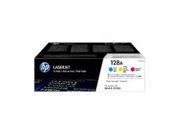 HP 128a Cym Tri-pack Laserjet Toner Cartridge