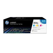 HP 304a Cym Tri-pack Laserjet Toner Cartridge