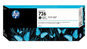 HP 726 300ml Original Matte Black Designjet Ink Cartridge