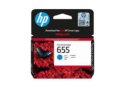 HP 655 Original Cyan Ink Advantage Cartridge