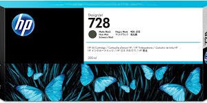 HP 728 300ml Original Matte Black Ink Cartridge For T7 830