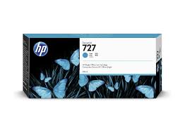HP 727 300ml Original Cyan Designjet Ink Cartrige For T920 And T1500