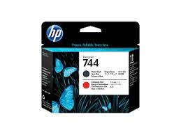 HP 744 Original Matte Black And Red Printhead Designjet Z2600 And Z5