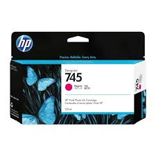 HP 745 130ml Original Magenta Ink Cartridge For Designjet Z2600 And