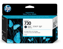 HP 730 130ml Original Matte Black Inkjet Cartridge For Dj T1700 T170